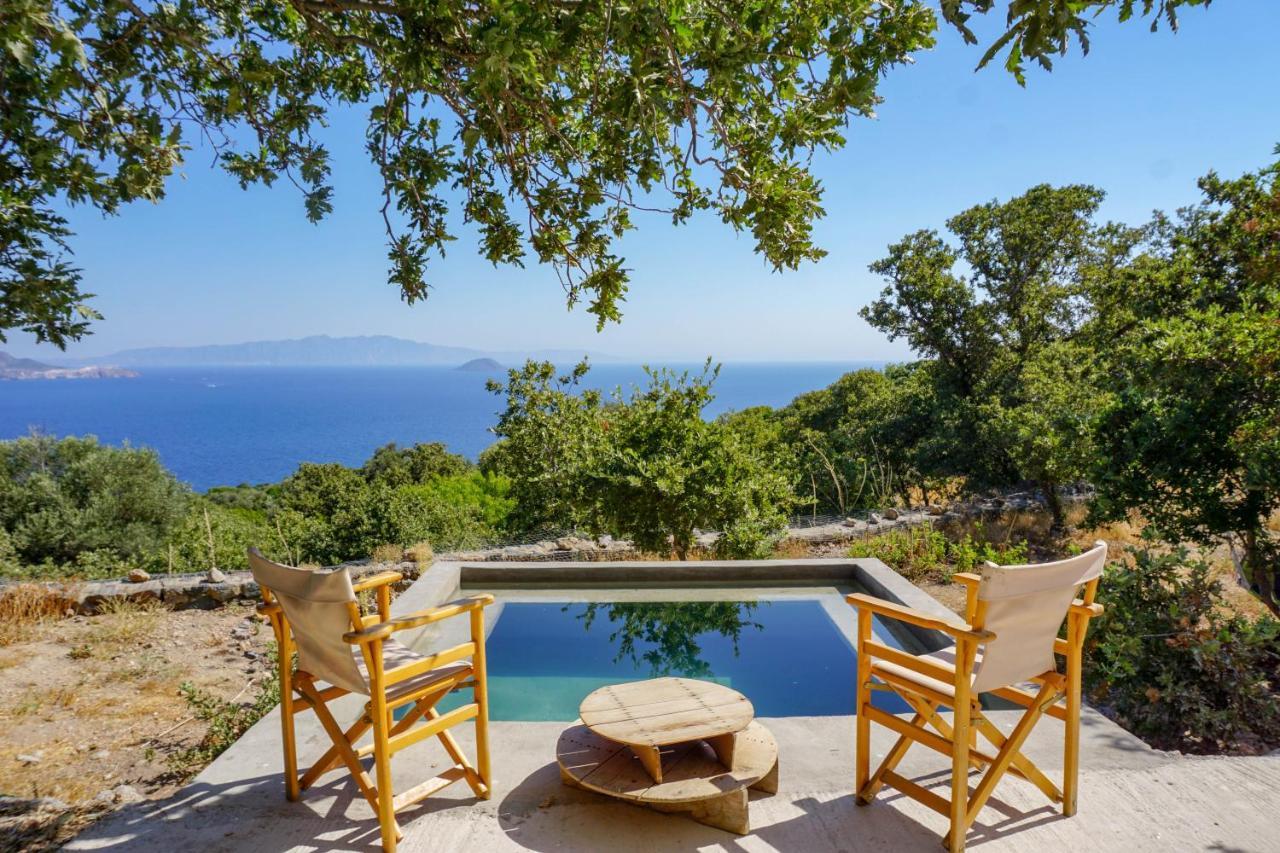 My Old Stone House In A 2 000 Sqm Private Garden With Fab Glamping Tent Mandraki  Luaran gambar