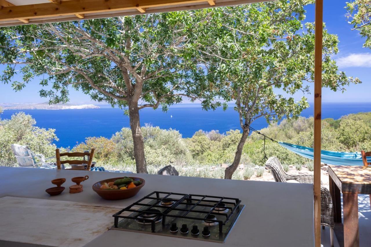 My Old Stone House In A 2 000 Sqm Private Garden With Fab Glamping Tent Mandraki  Luaran gambar